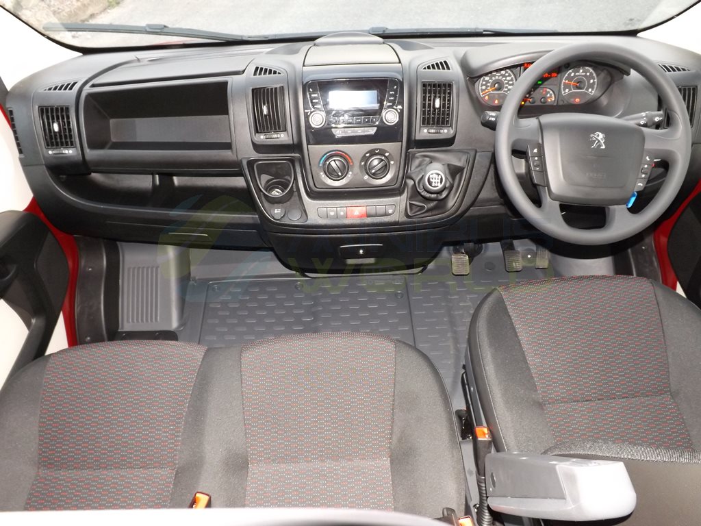17 Seat Peugeot Boxer Drive On Car Licence School Minibus Leasing Interior Cab