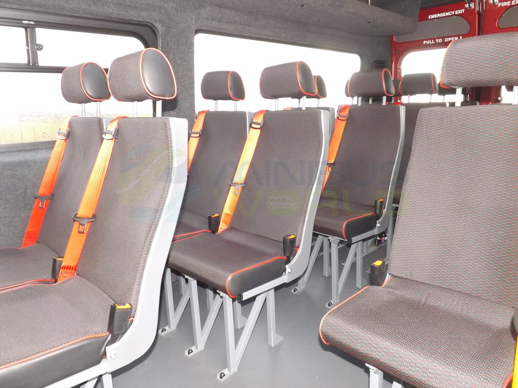17 Seat Peugeot Boxer Drive On Car Licence School Minibus Leasing Interior Seats
