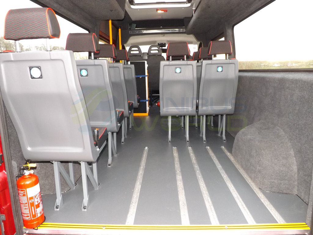 17 Seat Peugeot Boxer Drive On Car Licence School Minibus Leasing Interior Unwin Tracks