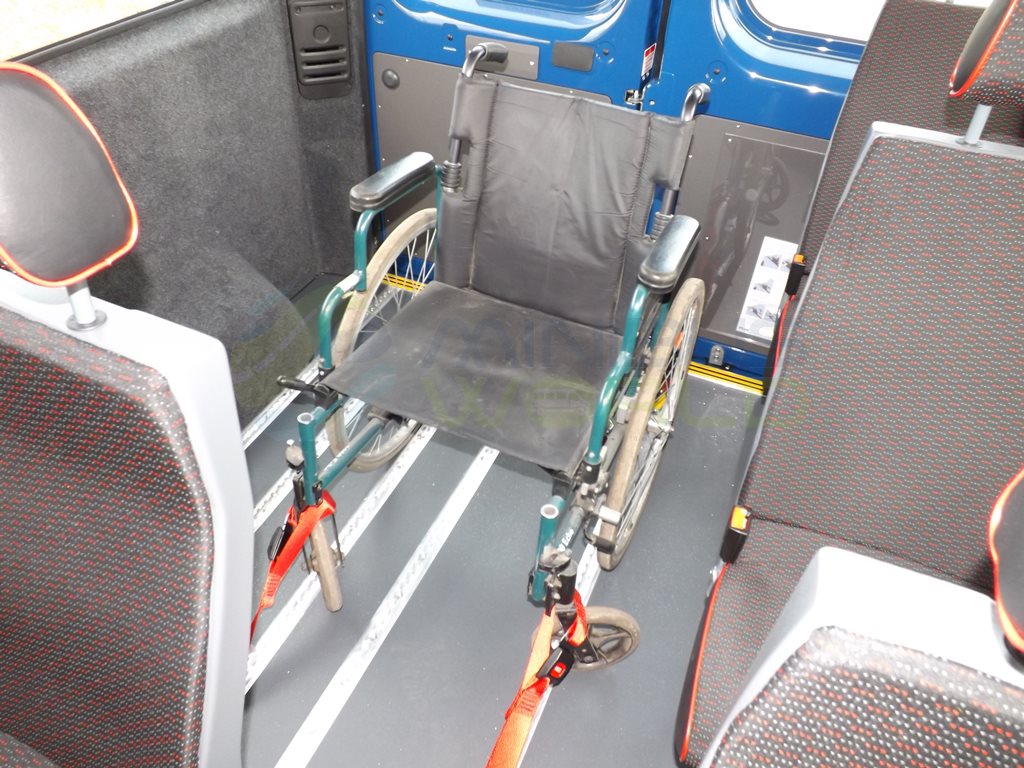 17 Seat Peugeot Flexi School Minibus Leasing Interior Wheelchair Secured