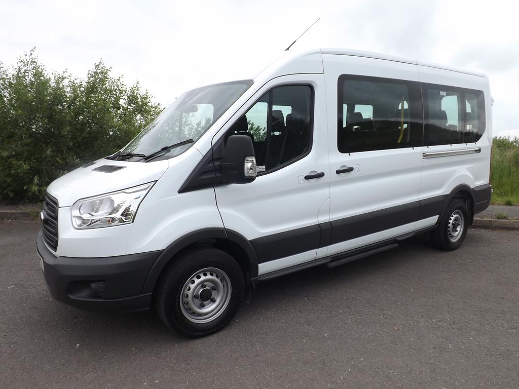 Ford Transit 15 Seat Minibus Leasing for School or Charity available in White and Silver