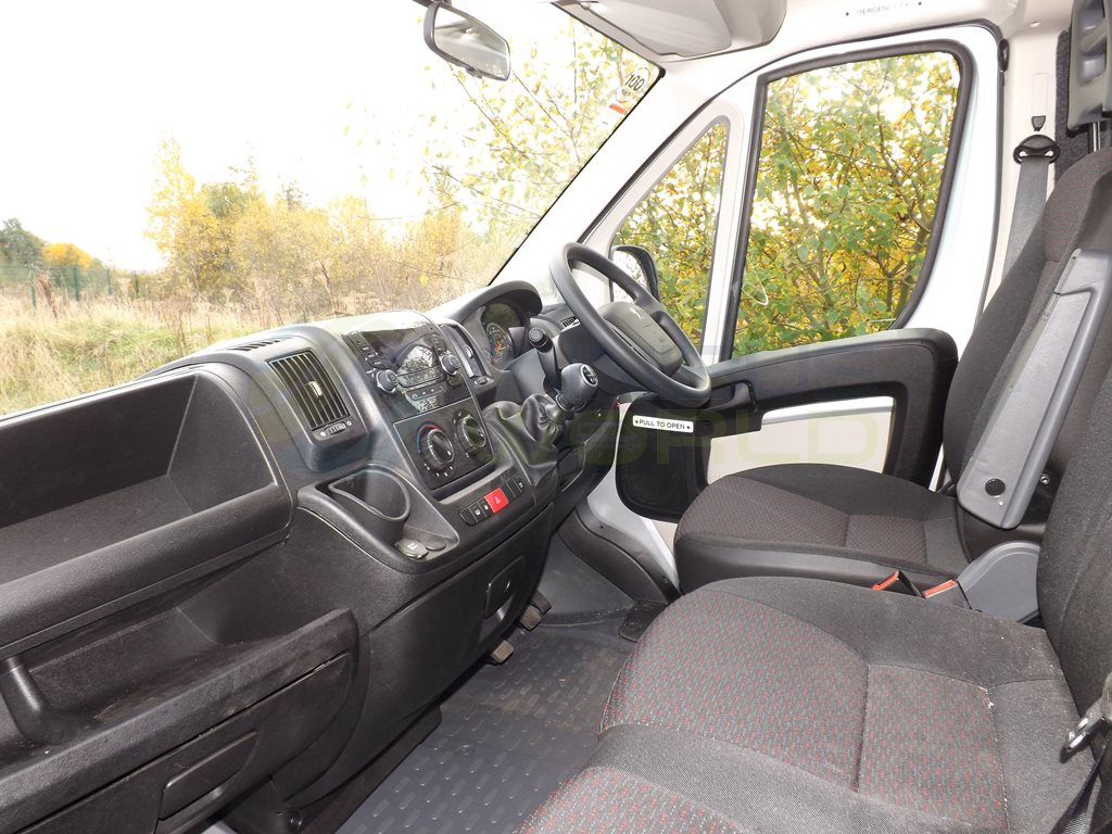 17 Seat Peugeot Boxer Wheelchair Accessible Minibus Leasing Interior CAB Nearside