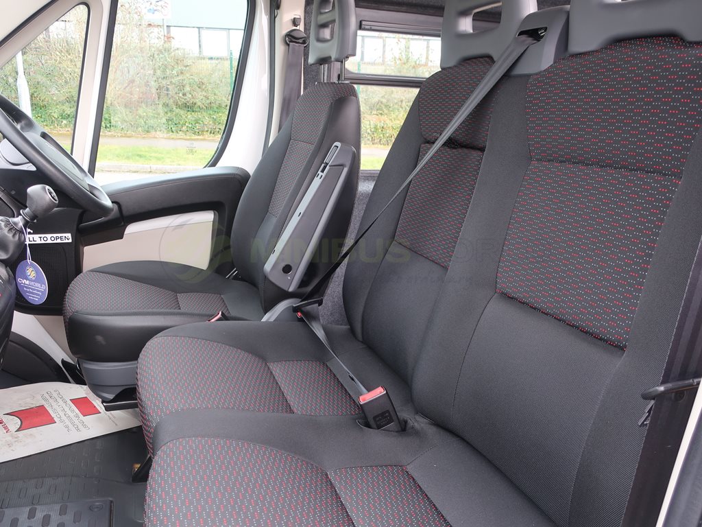 Peugeot Boxer 17 Seat Minibus L4 CanDrive Maxi Internal Front Seats