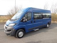 Peugeot Boxer CanDrive Flexi 17 Seat School Minibus in Clipper Blue with 4 Removable Seats For Lease Peugeot Boxer 17 seat School Minibus Lease