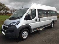 Peugeot Boxer 17 Seat Wheelchair Accessible Minibus CanDrive Easyon with Onboard Lift for Sale Peugeot Boxer L4 H2 CanDrive EasyOn 17 Seat Wheelchair Accessible Minibus with Lift and Reversing Camera