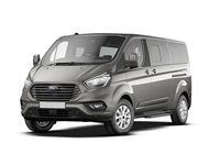 New Ford Transit Custom Limited M1 Registered Euro 6 ULEZ Compliant L2H1 CanDrive EasyOn 9 Seat Wheelchair Accessible Minibus with Telescopic Ramps in Diffused Silver