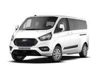 New Ford Transit Tourneo Zetec L2 H1 Custom 9 Seat M1 Minibus with POD System in Frozen White with Dual Parking Sensors and Air Conditioning