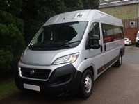 Fiat Ducato Automatic 17 Seat Wheelchair Accessible Non D1 Minibus with Underfloor Lift for Sale