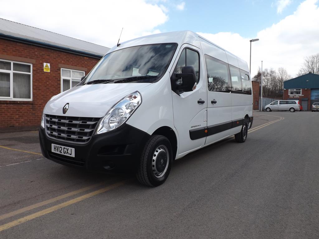 Brand New White CanDrive Light 17 Seat Renault Master 3.5ton School Minibus For Sale