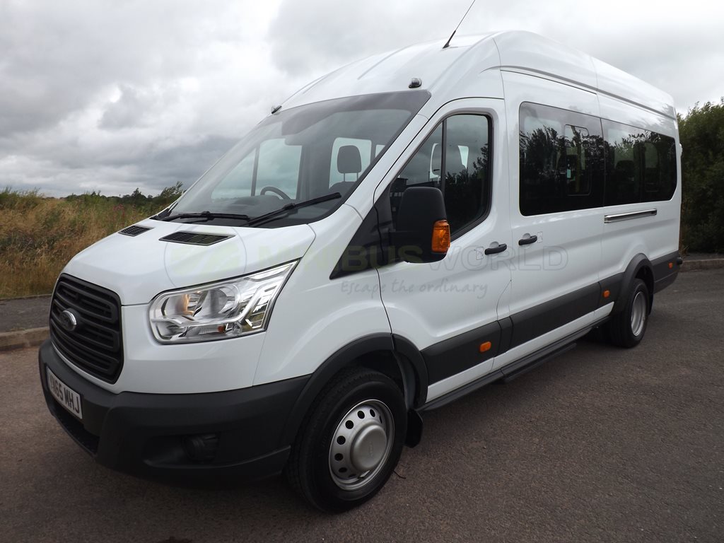 17 Seat Ford Transit Drive on D1 Minibus Leasing Exterior Nearside Right