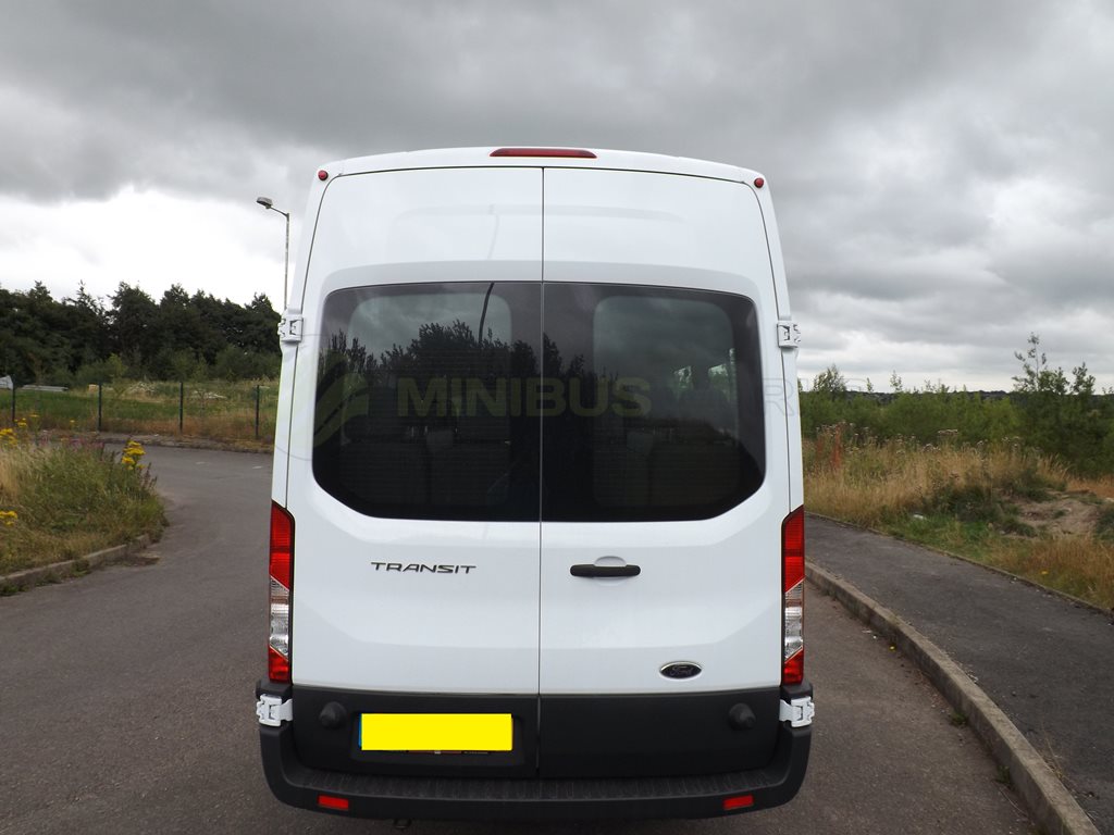 17 Seat Ford Transit Drive on D1 Minibus Leasing Exterior Rear