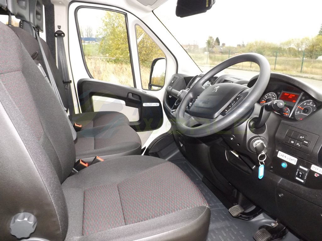 17 Seat Peugeot Boxer CanDrive Flexi School Minibus Leasing Interior Cab