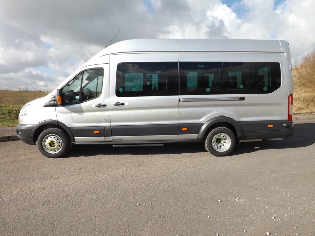 17 Seat Ford Transit Wheelchair Accessible Minibus Leasing Exterior Right