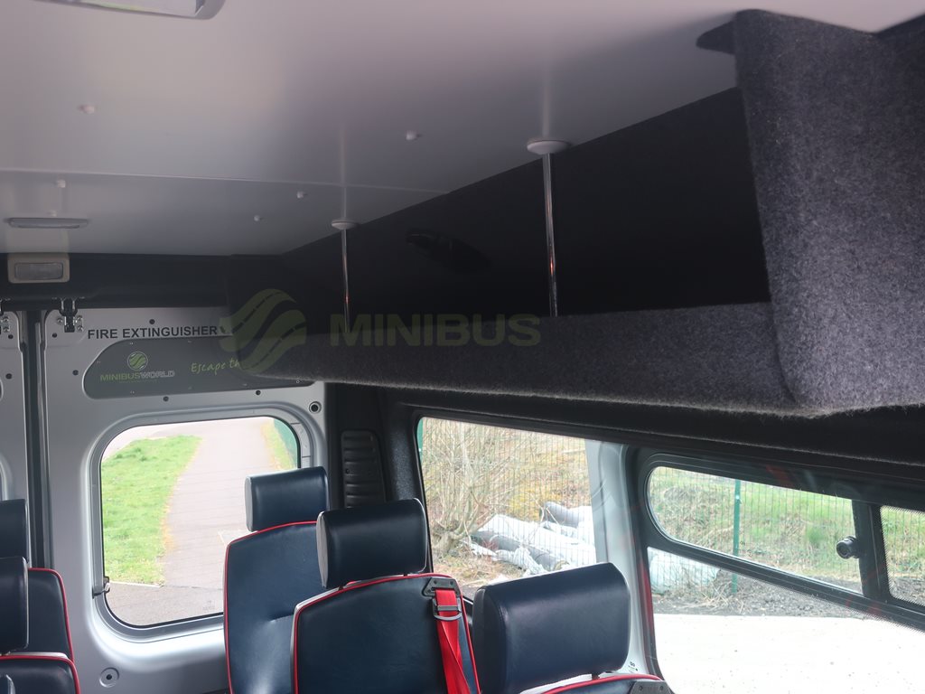 Peugeot Boxer L3H2 CanDrive Flexi 17 Seat Minibus Internal Overhead Shelves