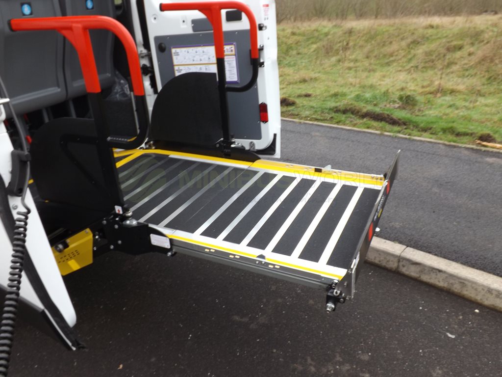 17 Seat Peugeot Boxer Wheelchair Accessible CanDrive Minibus Leasing Exterior Underfloor Lift Part Retracted