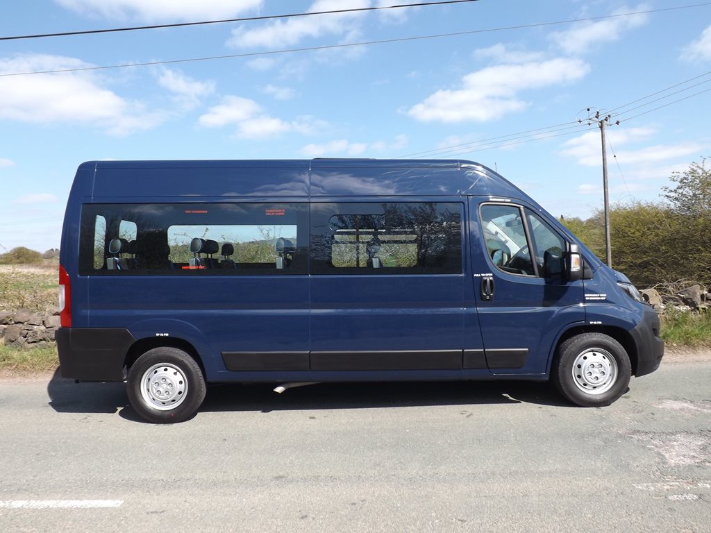 Peugeot Boxer CanDrive Flexi 17 Seat Minibus in Dragoon Blue For Sale