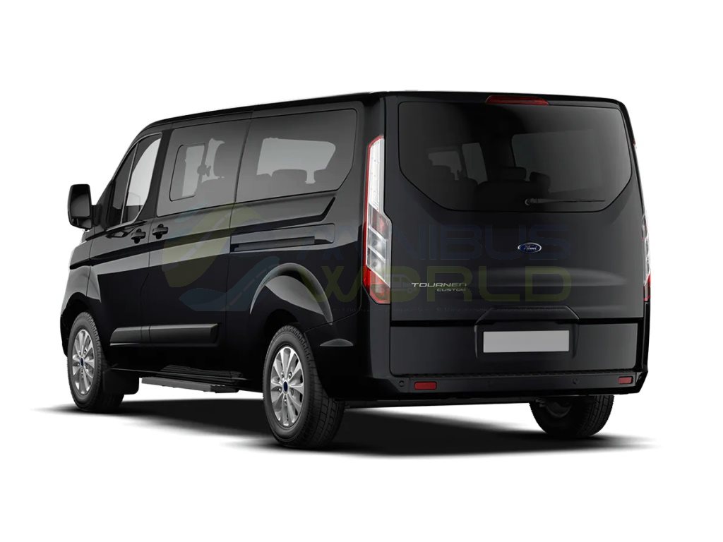Brand New Ford Transit Custom Limited M1 Registered Euro 6 ULEZ Compliant L2H1 CanDrive EasyOn 9 Seat Wheelchair Accessible Minibus with Telescopic Ramps in Agate Black