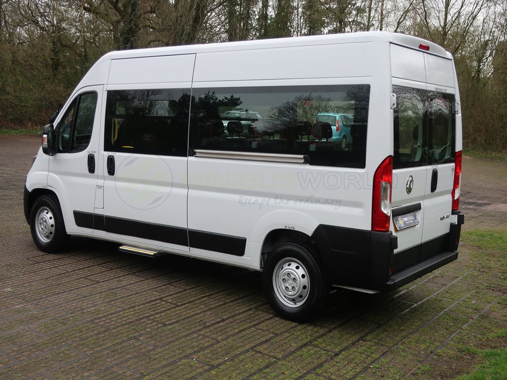 Vauxhall Movano 17 Seat Minibus External Rear Nearside