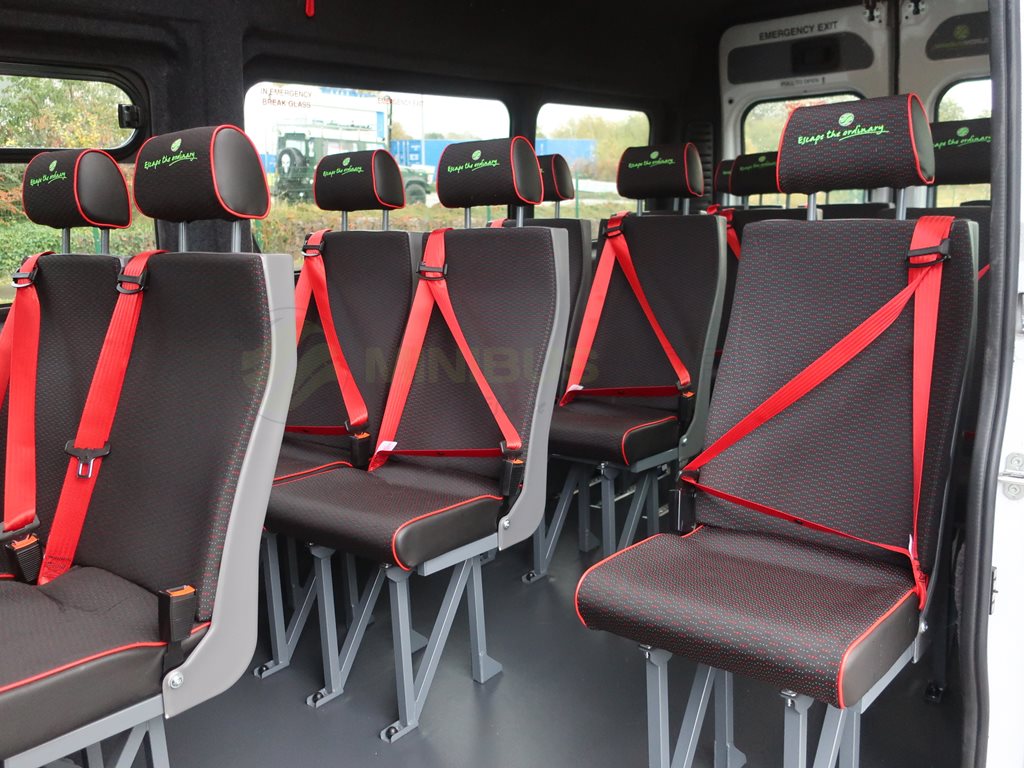 Vauxhall Movano 17 Seat MinibusFlexi Interior Seats