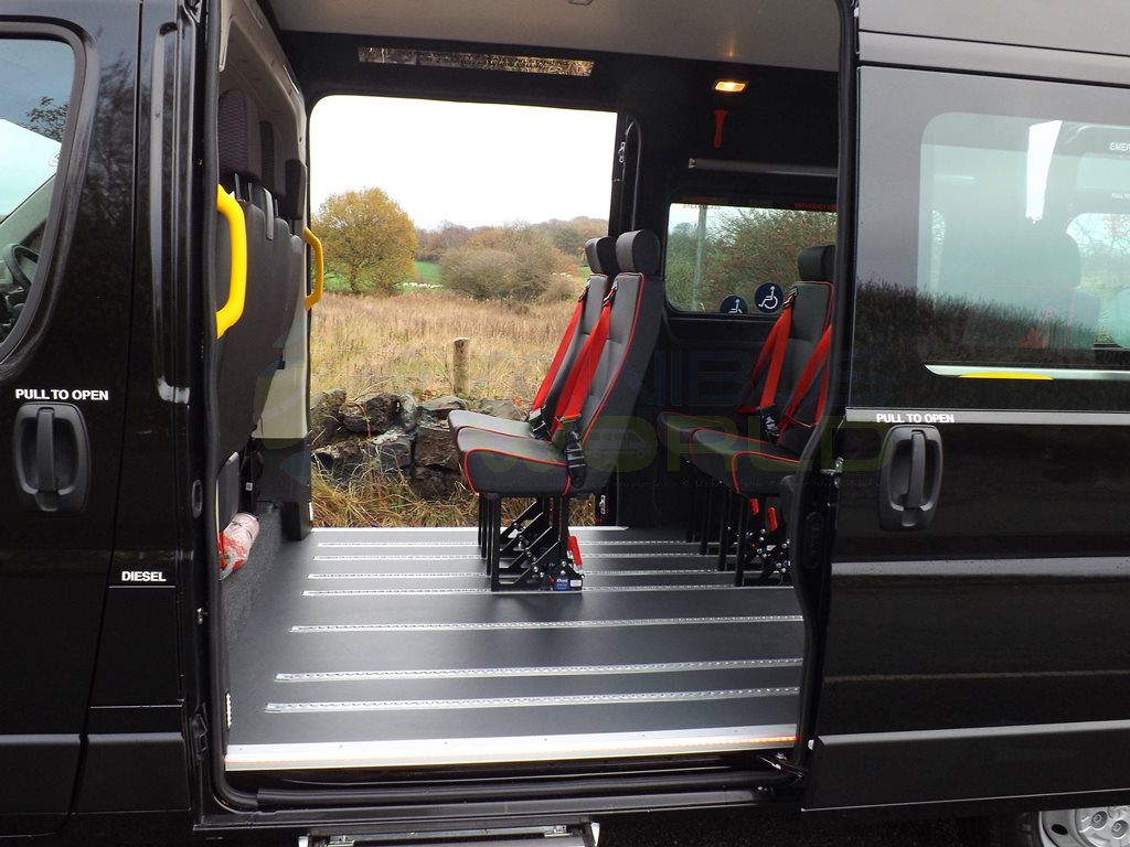 New Vauxhall Movano 9 Seat Minibus with Removable Seating