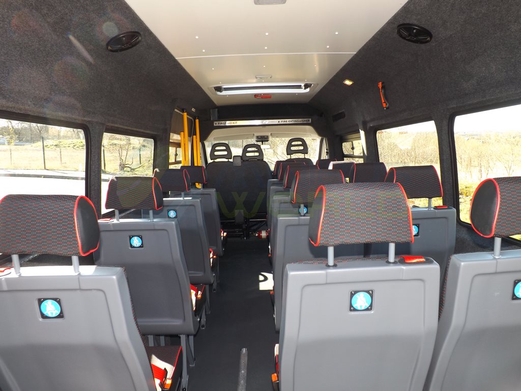 New Vauxhall Movano CanDrive Maxi Euro 6 ULEZ Compliant 17 Seat Minibus in Icy White