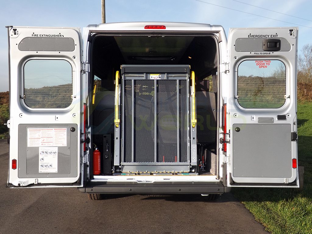 Brand New Peugeot Boxer CanDrive EasyOn Wheelchair Accessible Minibus with Onboard Wheelchair Lift