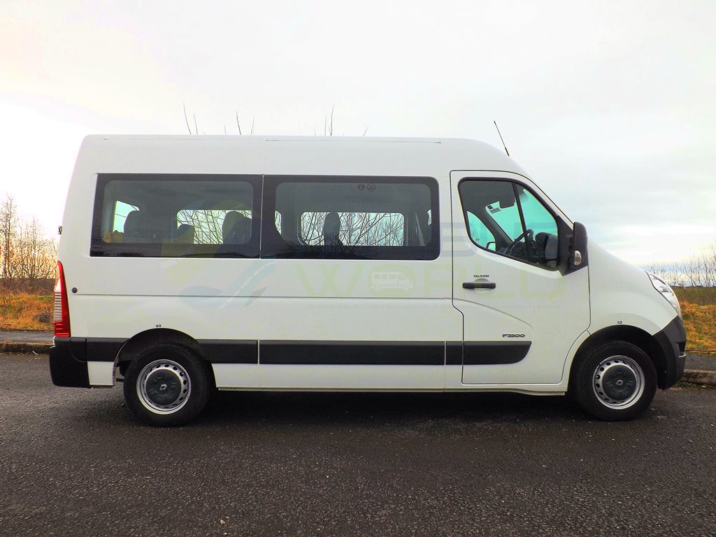 Vauxhall Movano CanDrive Drive on Car Licence Non D1 Lightweight Euro 6 ULEZ Compliant 9 Seat Wheelchair Accessible Minibus with All Seats Removable and Onboard Wheelchair Lift