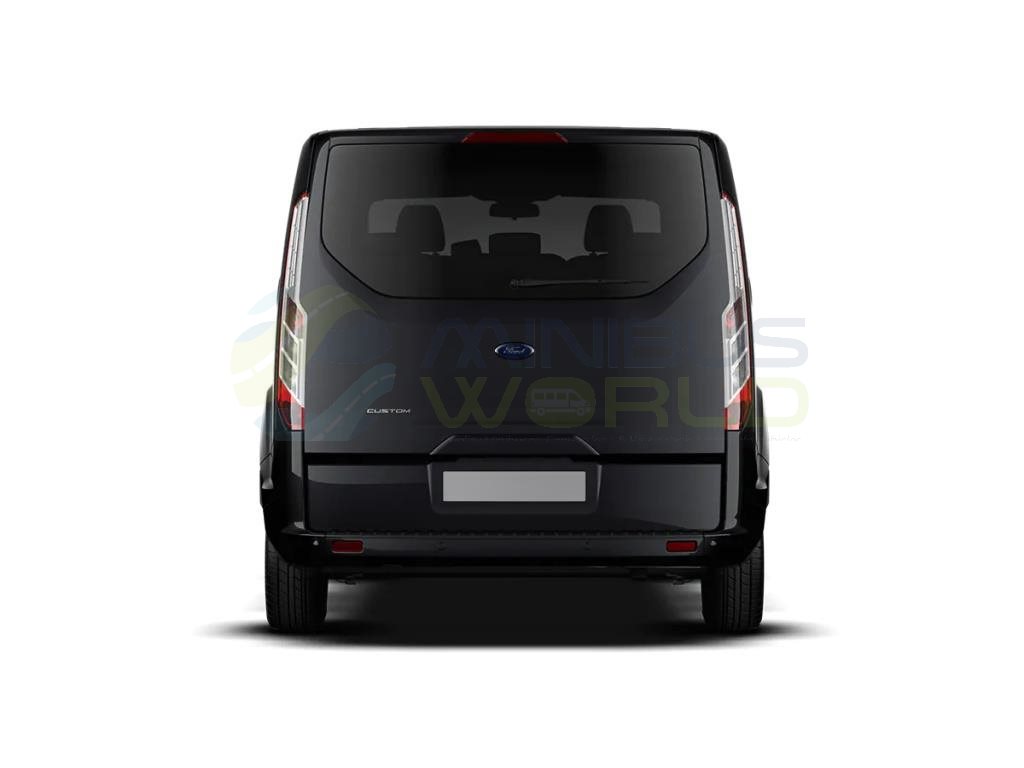 New Ford Transit Custom Limited M1 Twin Sliding Doors L2H1 CanDrive EasyOn 9 Seat Wheelchair Accessible Minibus and Park Slot Measurement and Sat Nav