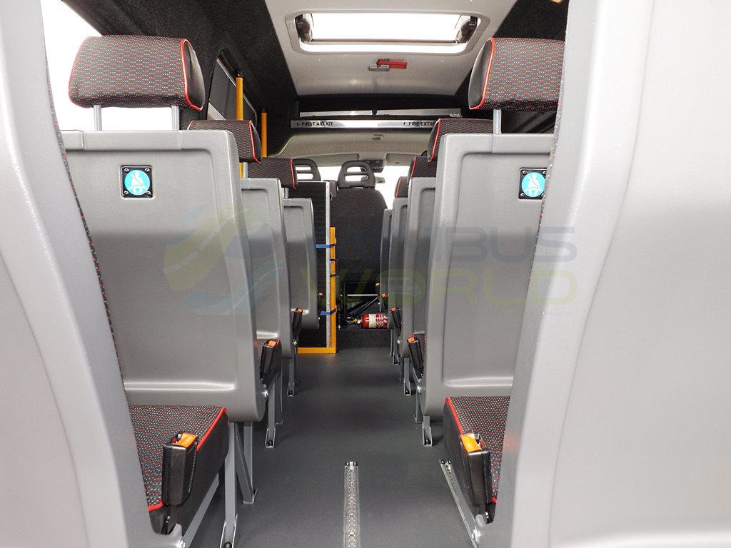 Euro 6 17 Seat School Minibus Leasing Interior Rear