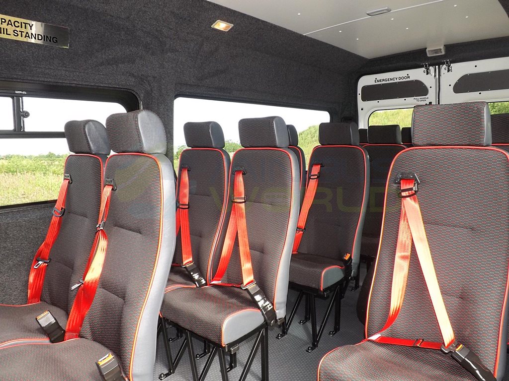 Euro 6 17 Seat School Minibus Leasing Interior Seating