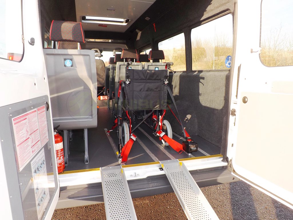 Citroen Relay Enterprise 9 Seater Wheelchair Accessible Minibus with Telescopic Ramps for Sale