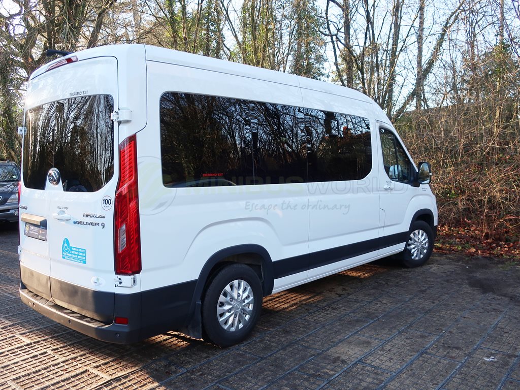 Maxus eDeliver9 Seat Minibus External Rear Driverside