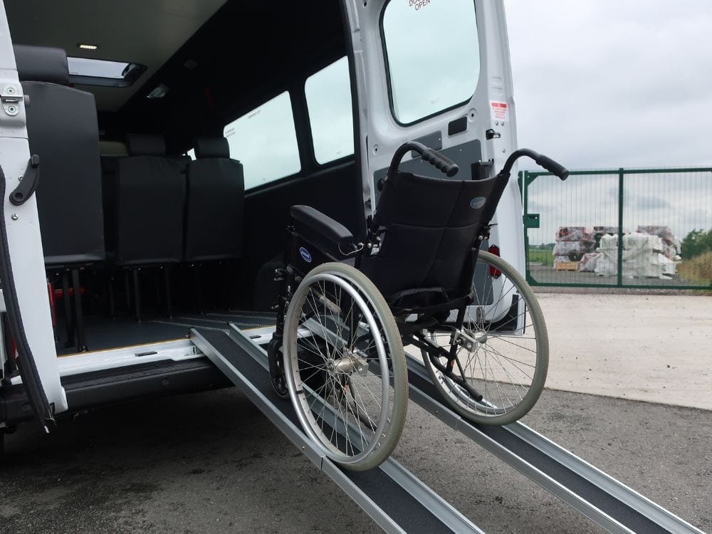 A compact wheelchair accessible minibus from Minibus World