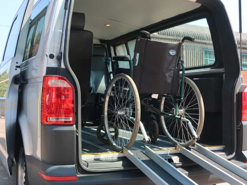 A small wheelchair accessible minibus for sale from Minibus World.