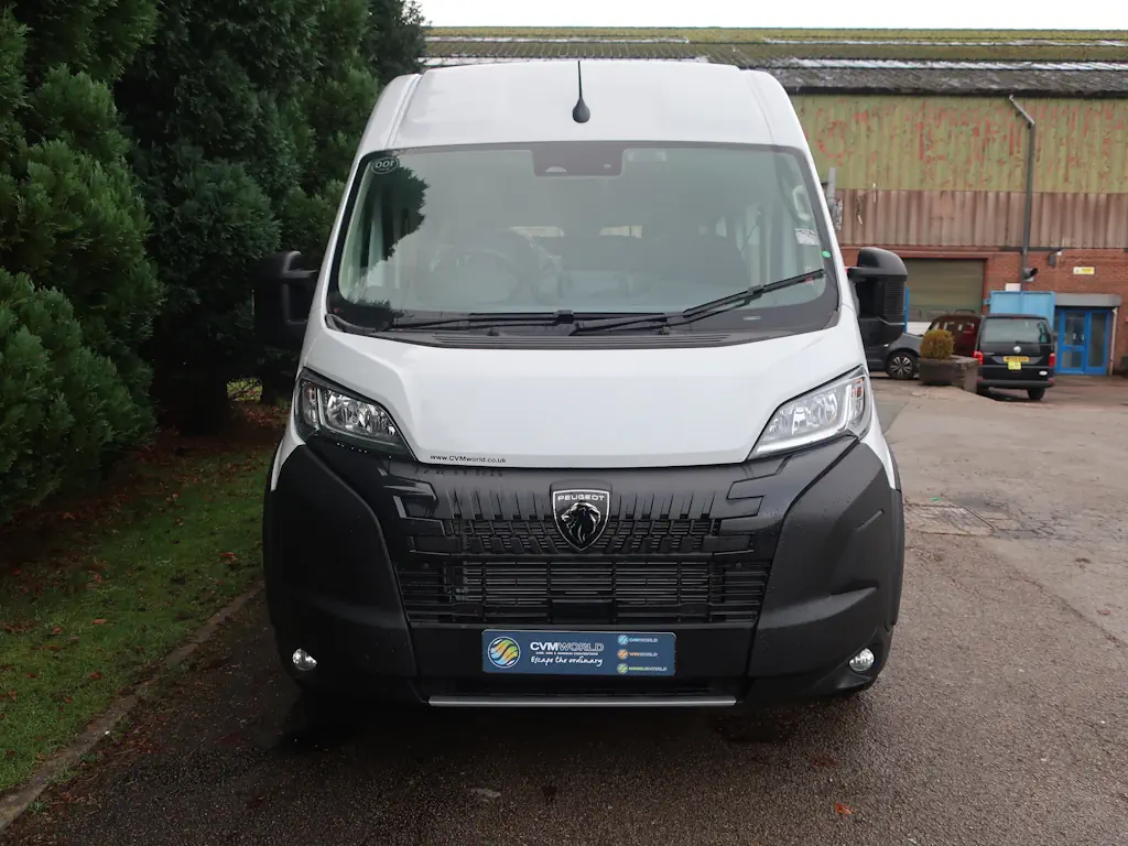 Peugeot-Boxer-Professional-17-Seat-EasyOn-Wheelchair-Accessible-Minibus-With-Onboard-Lift-For-Sale-External-Front