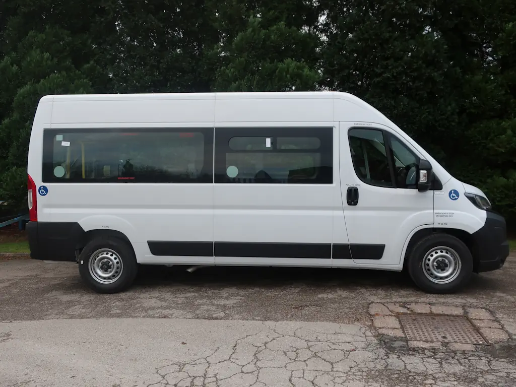 Peugeot-Boxer-Professional-9-Seat-EasyOn-Wheelchair-Accessible-Minibus-With-Onboard-Lift-For-Sale-External-Offside