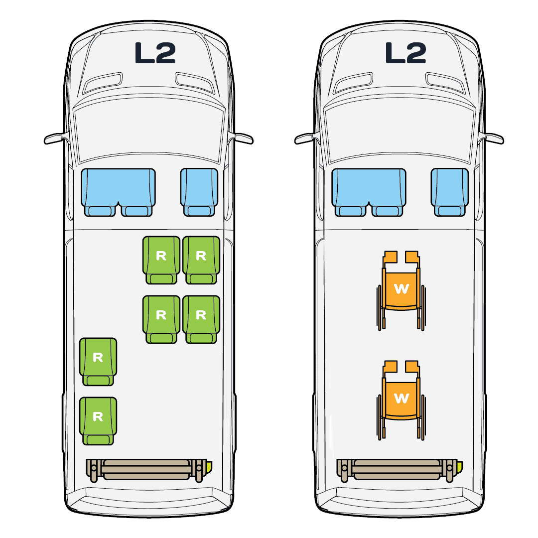 Compact Wheelchair Accessible Minibus Layouts