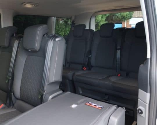 Small minibus seating