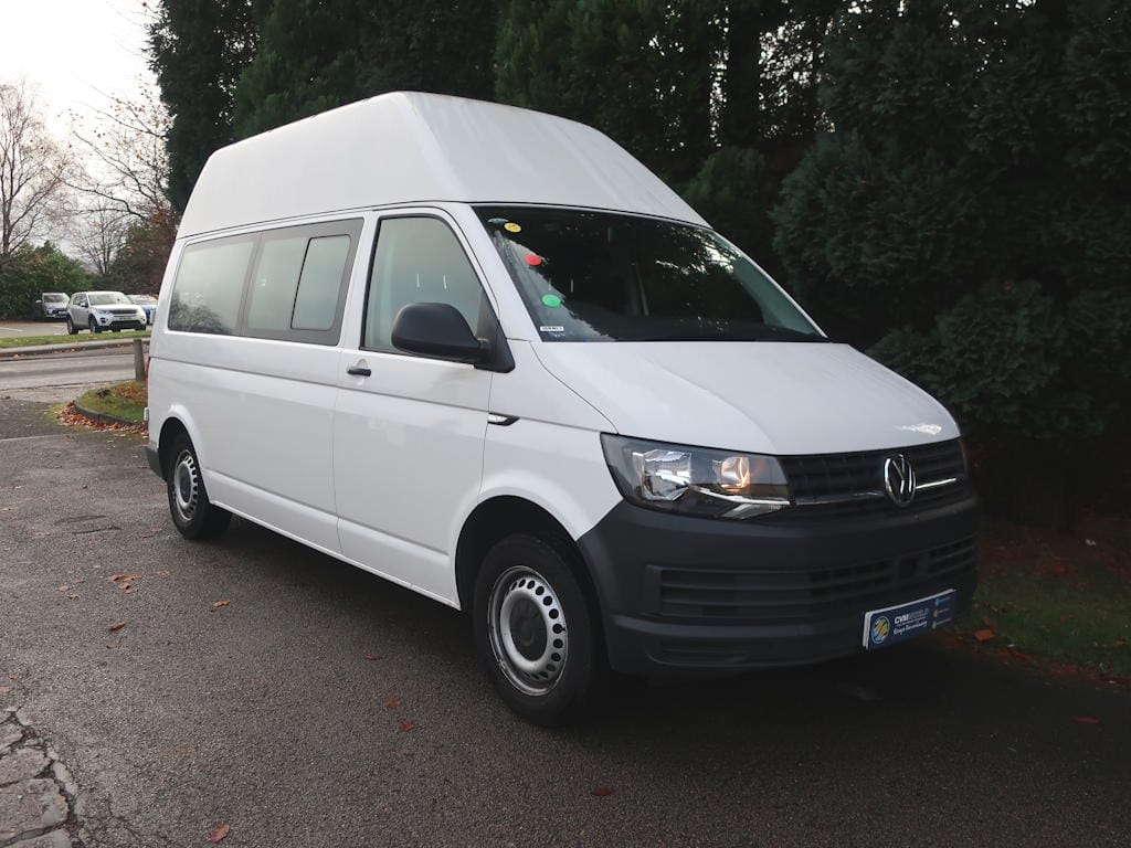 Volkswagen-Transport-High-Roof-9-Seat-Wheelchair-Accessible-Minibus-External-Front-Offside