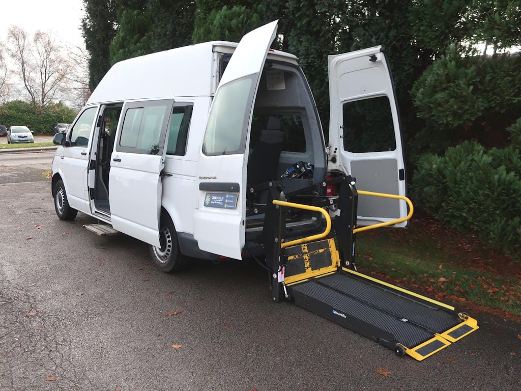Volkswagen-Transport-High-Roof-9-Seat-Wheelchair-Accessible-Minibus-External-Rear-Nearside