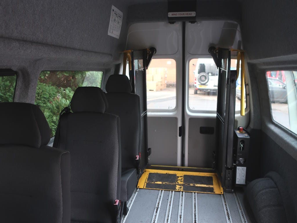 Volkswagen-Transport-High-Roof-9-Seat-Wheelchair-Accessible-Minibus-Internal-Rear