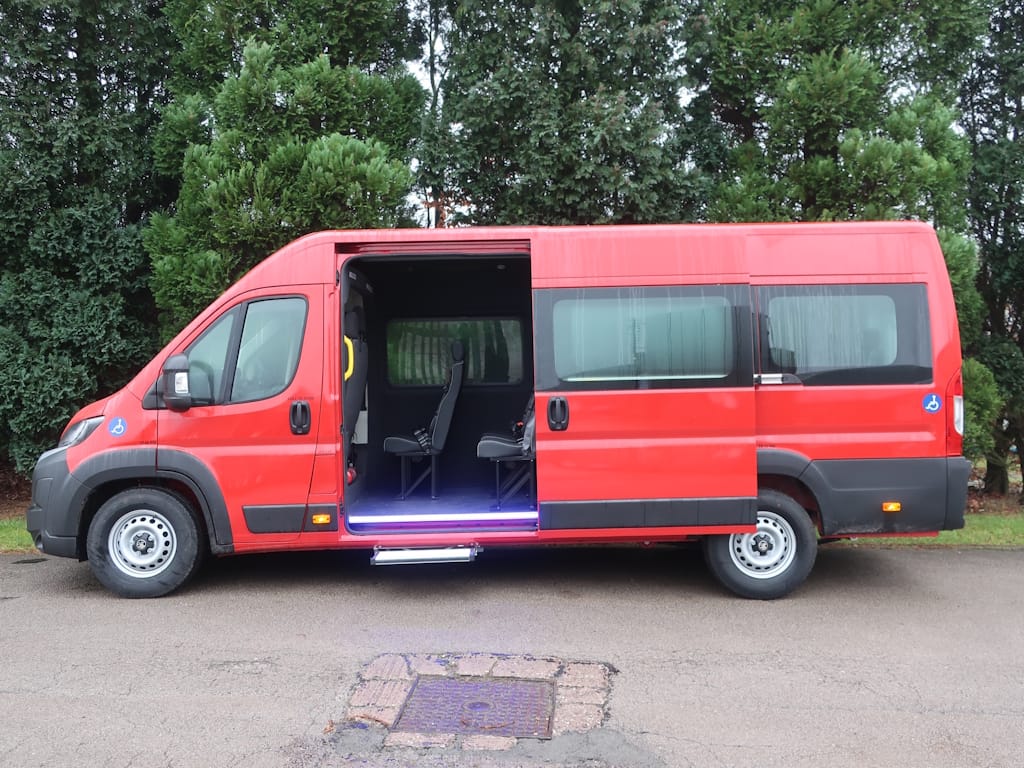 Vauxhall-Movano-17-Seat-maxi-Tizziano-Red-External-Nearside-Door-Open